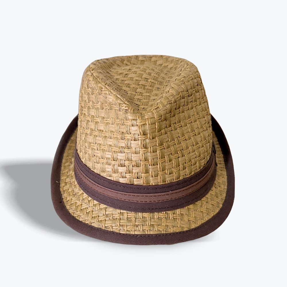 Goorin Brothers Eric B Trilby Fedora Hat Bros Woven Paper Straw 100-4432